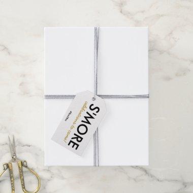 S'more Celebrations to Come Engagement Party Favor Gift Tags