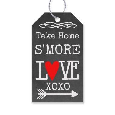 S'more Love Chalkboard Look Guest Favor Gift Tags