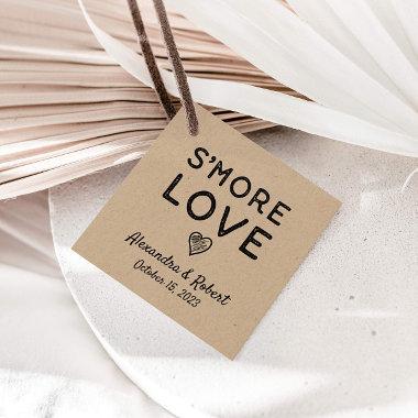 S'more Love | Rustic Kraft Wedding Favor Tags
