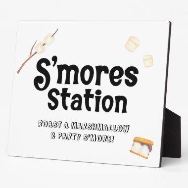 S'mores Station Sign Plaque