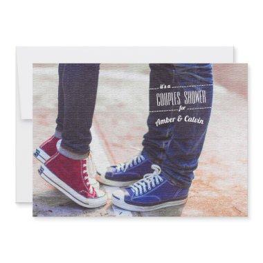 Sneakers and Blue Jeans Couples Shower