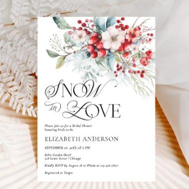 Snow In Love Winter Floral