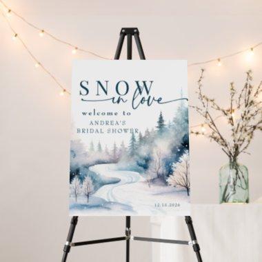 Snow Love | Winter Forest | Welcome Sign
