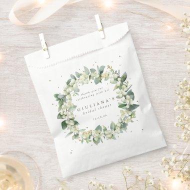 Snowberry+Eucalyptus Winter Bridal Shower Favor Bag