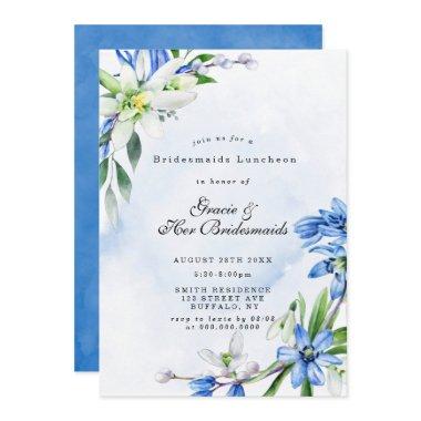 Snowdrops Scilla Bridesmaids Luncheon Invite