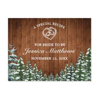 Snowy Wood & Forest Pine  Recipe