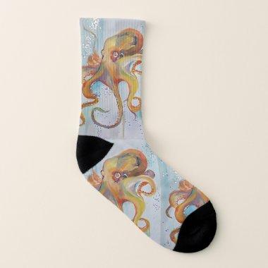 SOCKS for 2020, Octopus Painting by JP Denyer