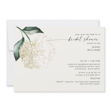 Soft Cream Hydrangea Stem
