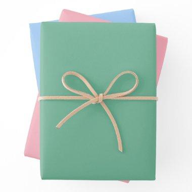 Soft Pastel Tones Wrapping Paper Sheets