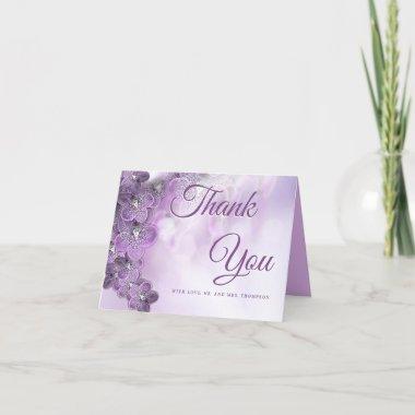 Soft Violet Orchid design Thank You