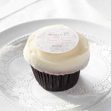 Softness Tea Roses  Edible Frosting Rounds