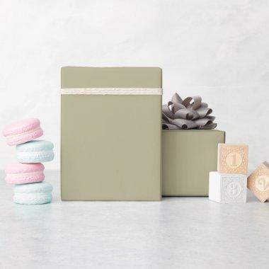 Solid color plain Sage Green Wrapping Paper