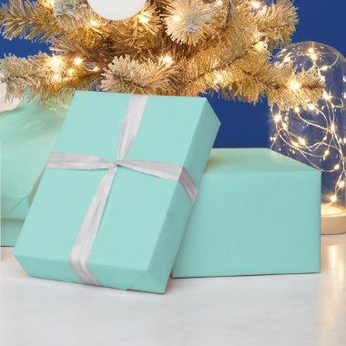 Solid Color Wrapping Paper in Aqua