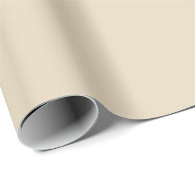 Solid Color Wrapping Paper in Beige