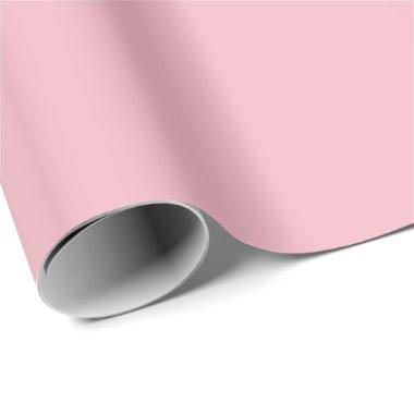 Solid Color Wrapping Paper in Pink