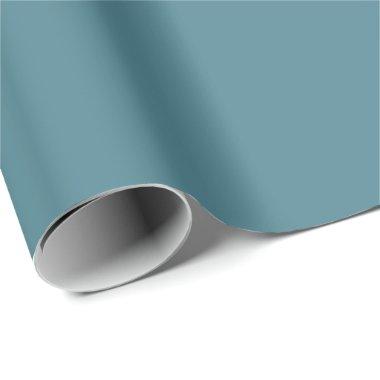 Solid Color Wrapping Paper in Teal Pool Blue
