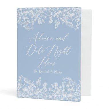 Something Blue Advice and Date Night Ideas Mini Binder