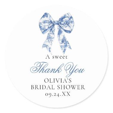 Something Blue Before I Do Bridal Dessert Stickers