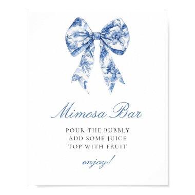 Something Blue Before I Do Bridal Mimosa Bar Sign
