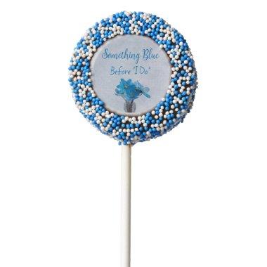 Something Blue Before I Do  Chocolate Covered Oreo Pop