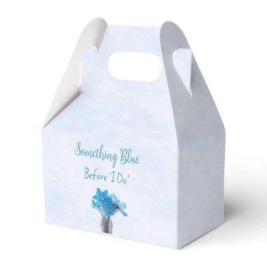 Something Blue Before I Do Bridal Shower Favor Boxes