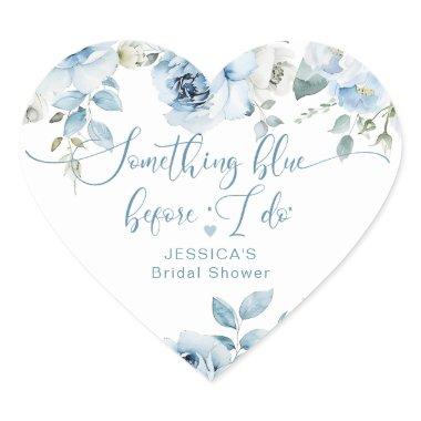 Something blue before I do  Heart Sticker