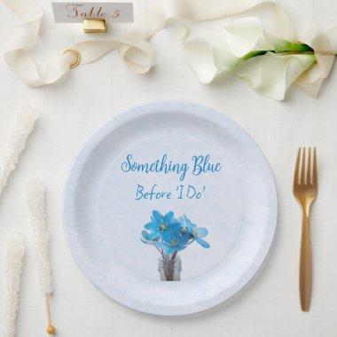 Something Blue Before I Do  Paper Plates