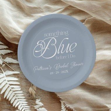 Something Blue Before I Do  Paper Plates