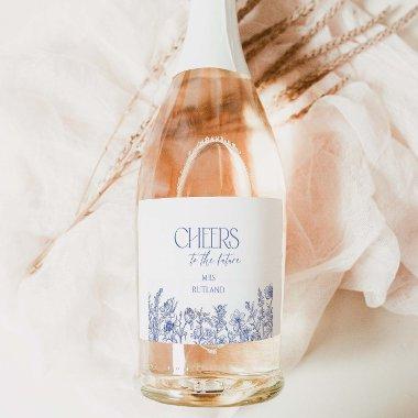 Something Blue Before I do  Sparkling Wine Label