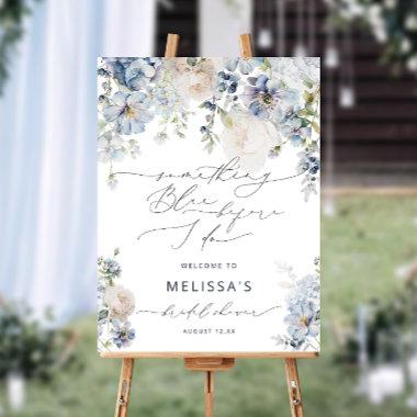 Something Blue Before I Do Bridal Shower Welcome Foam Board