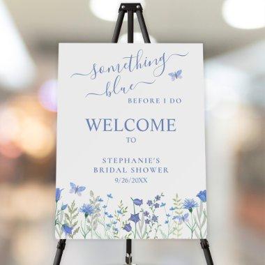 Something Blue Before I Do  Welcome Foam Board