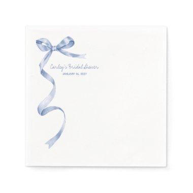 Something Blue before I Do! Modern  Napkins