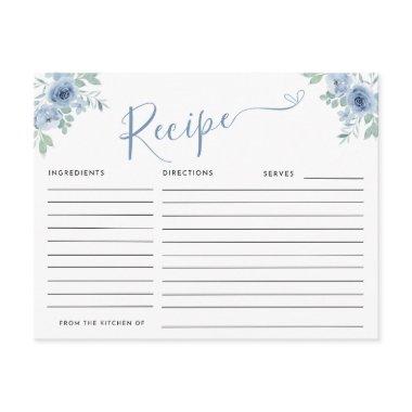 SOMETHING BLUE BEFORE I DO Recipe Request Enclosure