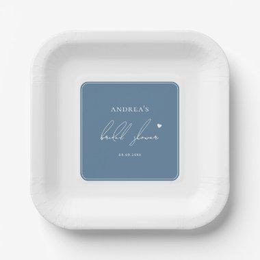 Something Blue Before I Do Stylish  Paper Plates