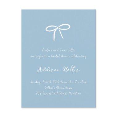 Something Blue Bow  Post