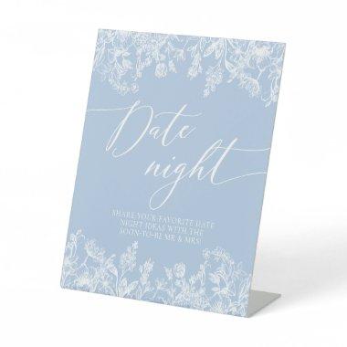 Something Blue Bridal Date Night Ideas Sign