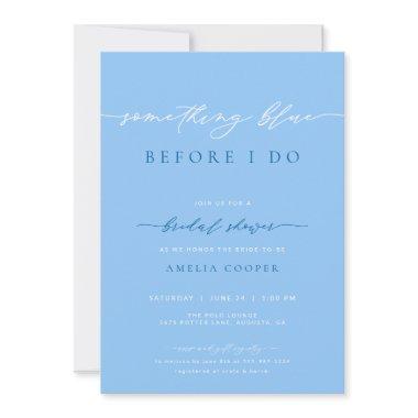 Something Blue Bridal Shower Invitations