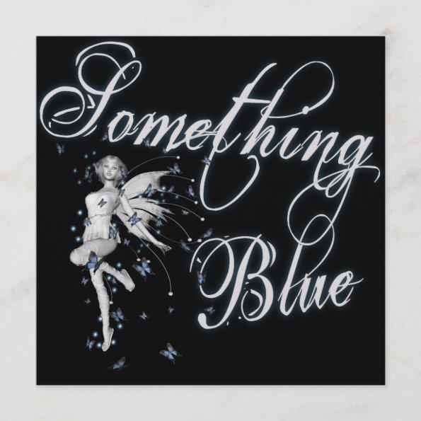 Something Blue Butterfly Fairy - Original Invitations