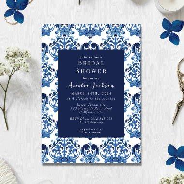 Something blue chinoiserie pattern  I