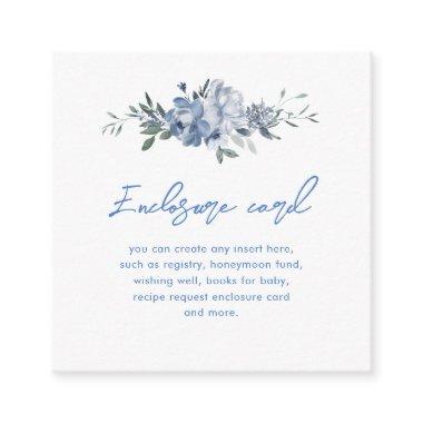 Something Blue Floral  Enclosure