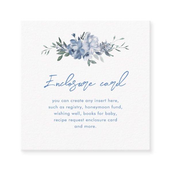 Something Blue Floral  Enclosure