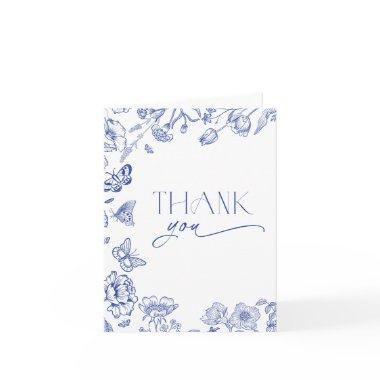 Something Blue Floral  Thank You