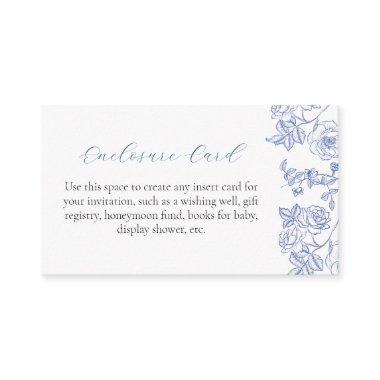 Something Blue Floral Custom Enclosure