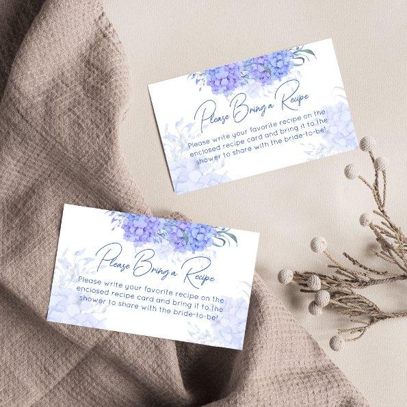 Something blue hydrangea  recipe enclosure