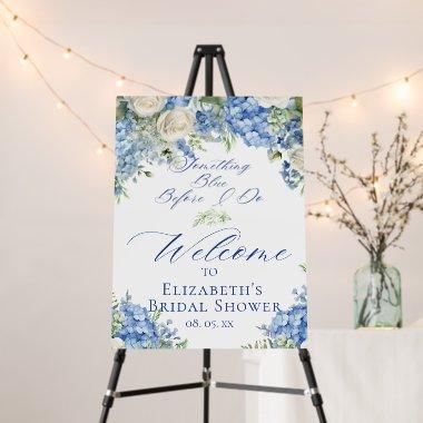 Something Blue Hydrangea  Welcome Foam Board