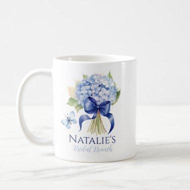 Something Blue Hydrangea Custom  Coffee Mug