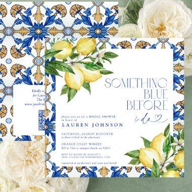 Something Blue Lemon Moroccan QR
