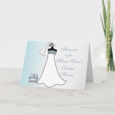 Something Blue Personalzied Invitations