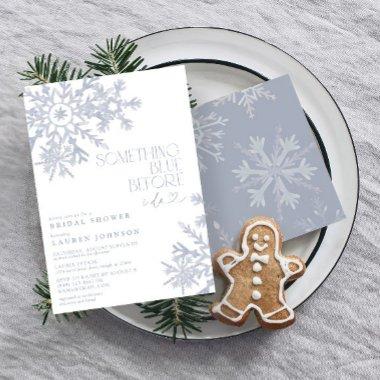 Something Blue Snowflake Winter