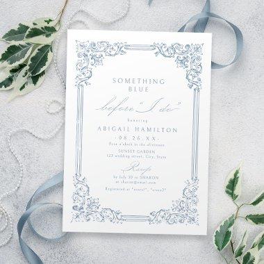Something Blue Vintage Frame Elegant